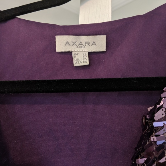 Axara Paris Purple Sequin Dress - Picture 2 of 3